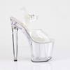 Pleaser - RAZZLE808 Sandale à bride à la cheville - Transparent Product image